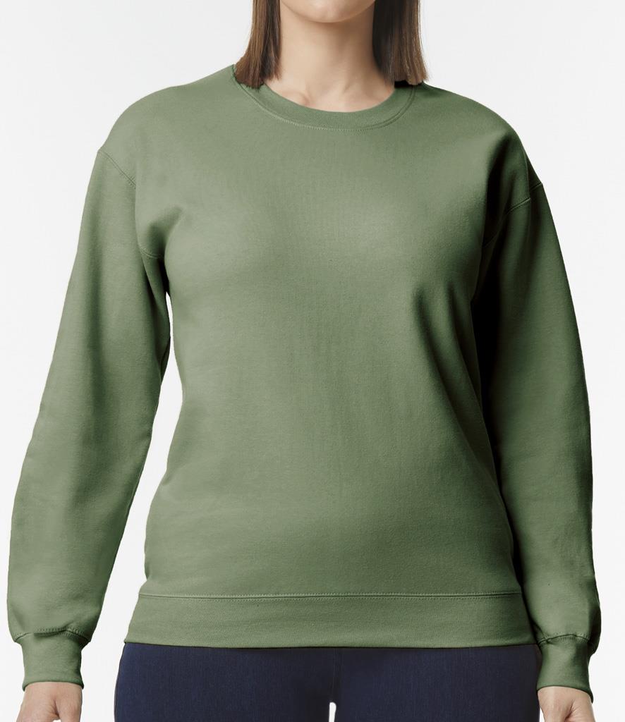 Gildan Softstyle Midweight Fleece Adult Crewneck