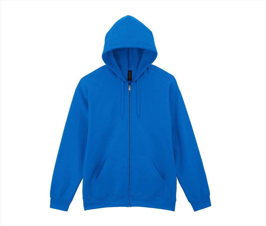 Softstyle Midweight Fleece Adult Full Zip Hooded Sweatshirt