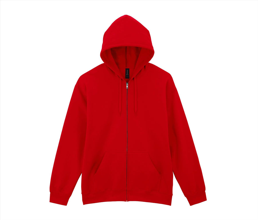 Softstyle Midweight Fleece Adult Full Zip Hooded Sweatshirt