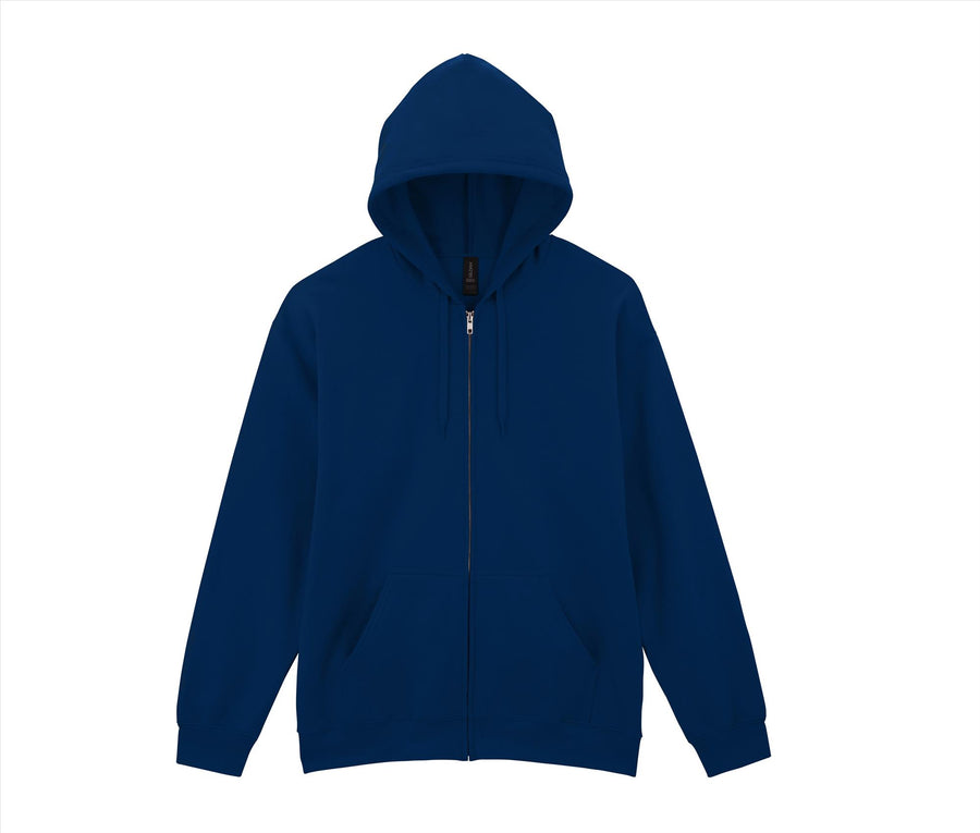 Softstyle Midweight Fleece Adult Full Zip Hooded Sweatshirt