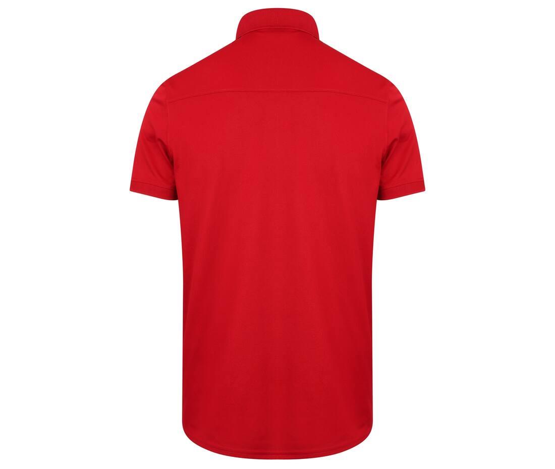 Henbury Men’s Stretch Polyester Polo Shirt