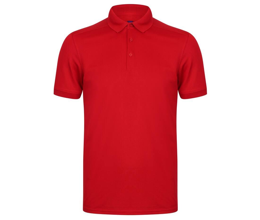 Henbury Men’s Stretch Polyester Polo Shirt