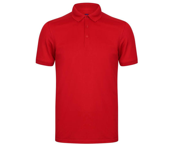 Henbury Men’s Stretch Polyester Polo Shirt