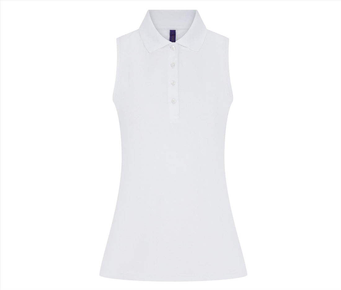 Henbury Ladies' Sleeveless Coolplus® Polo Shirt