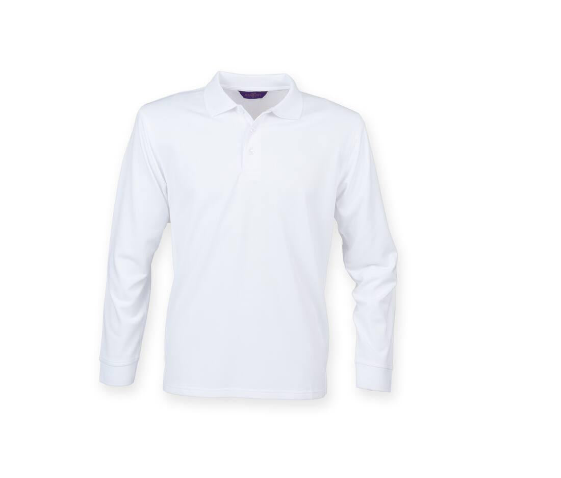 Henbury Unisex L/s Polo Shirt