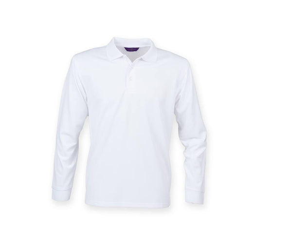 Henbury Unisex L/s Polo Shirt