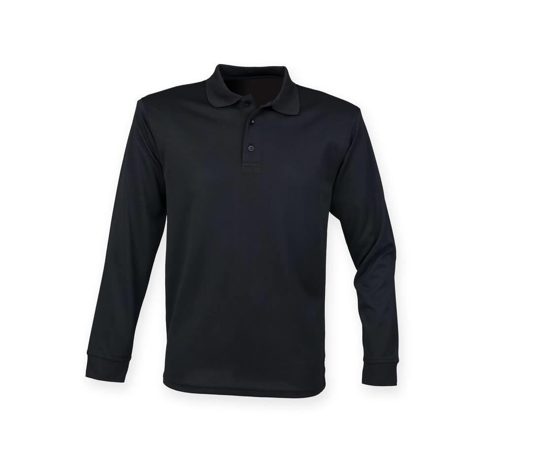 Henbury Unisex L/s Polo Shirt