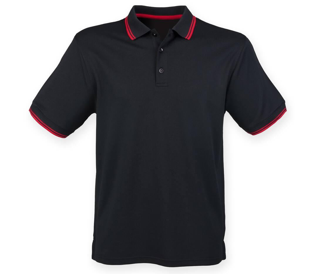 Henbury Men's Tipped Polo Shirt