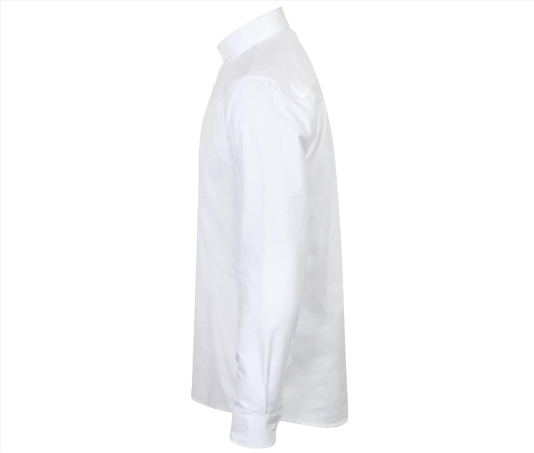 Henbury Modern Oxford Long Sleeved Shirt - Classic Fit