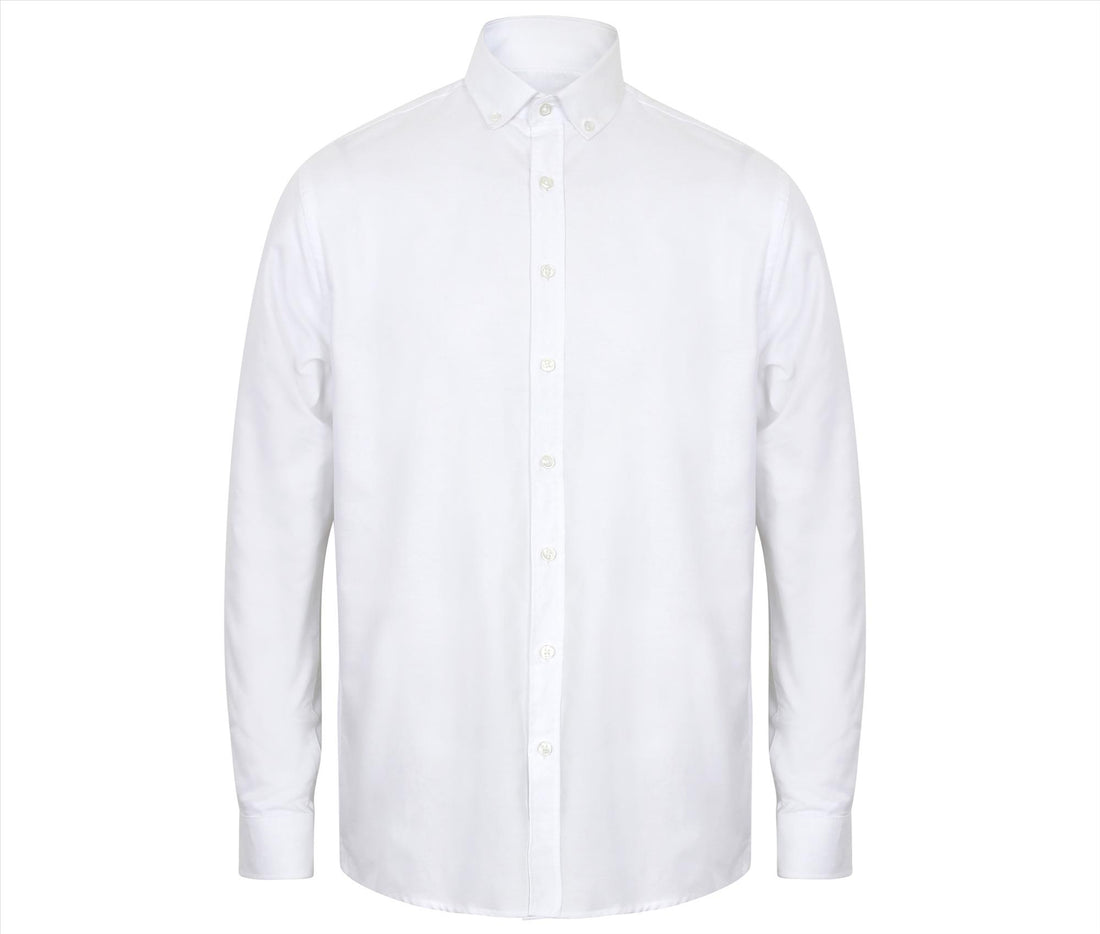 Henbury Modern Oxford Long Sleeved Shirt - Classic Fit