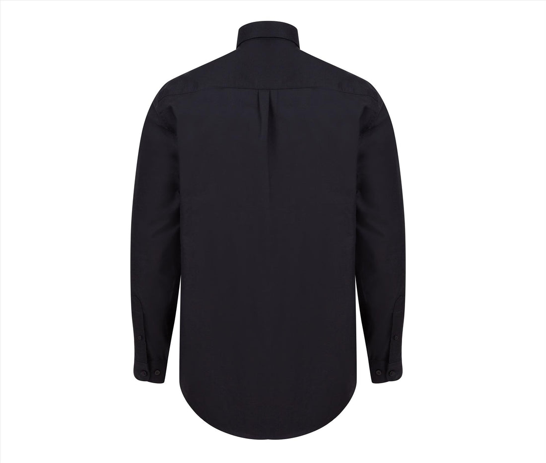 Henbury Modern Oxford Long Sleeved Shirt - Classic Fit