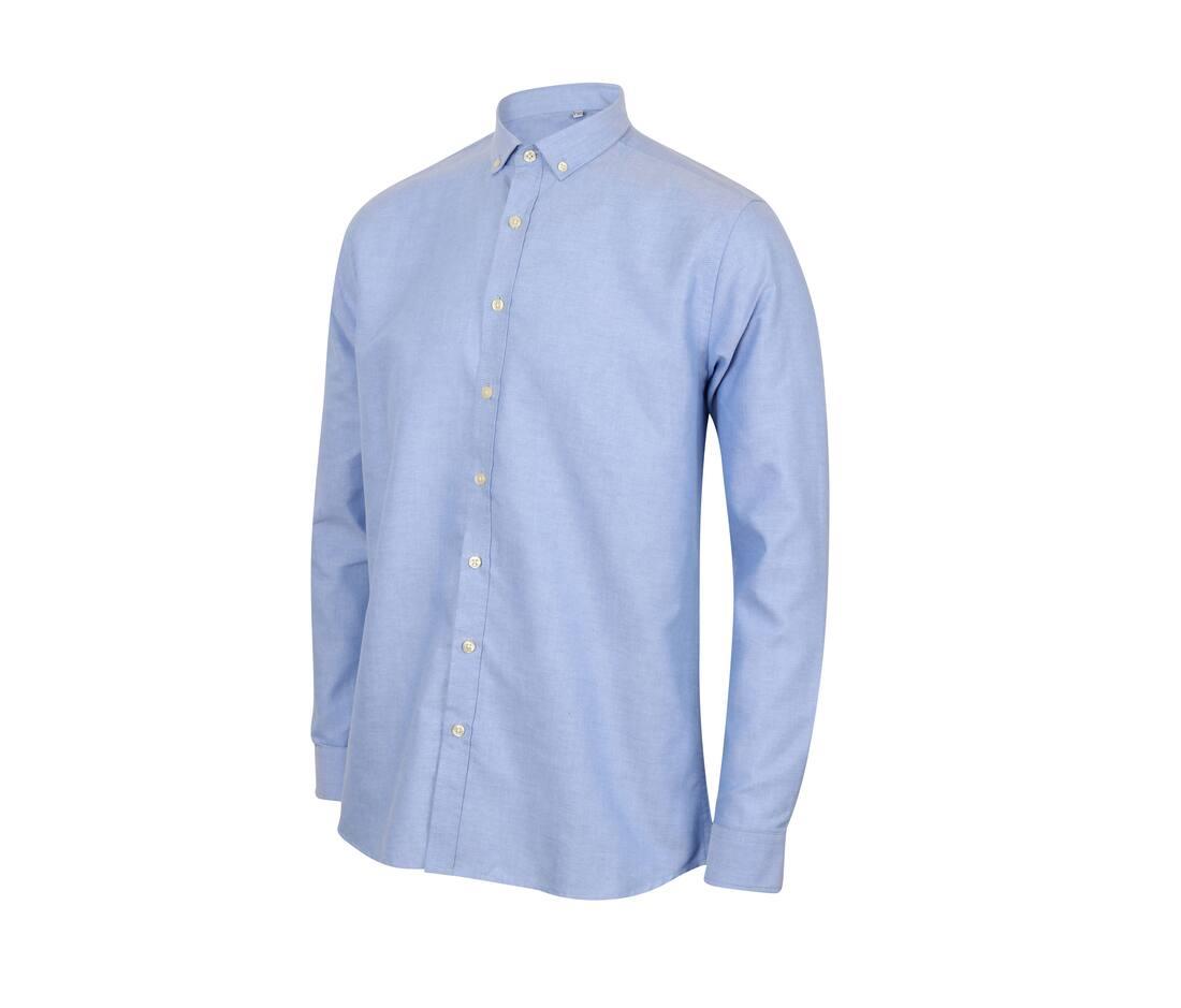 Henbury Men’s Modern L/s Oxford Shirt – Regular Fit