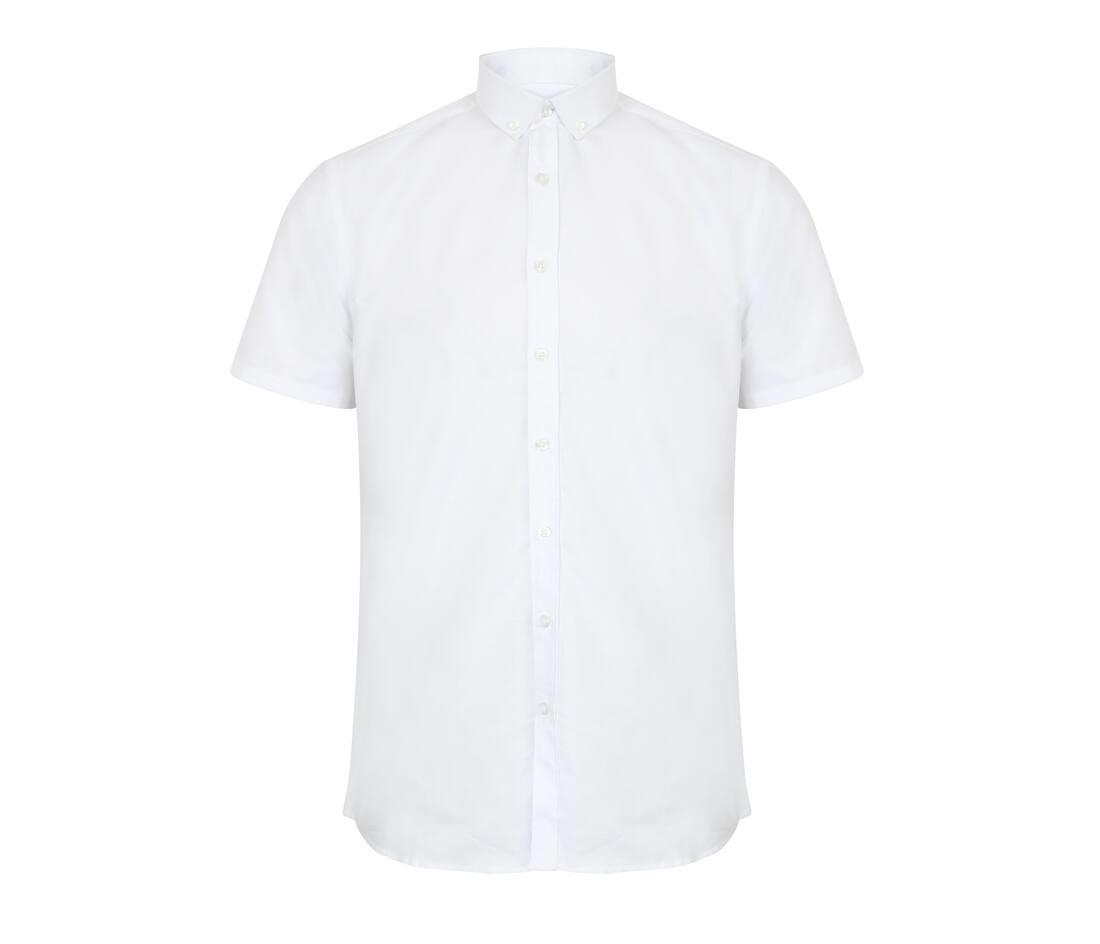 Henbury Men’s Modern S/s Oxford Shirt – Regular Fit