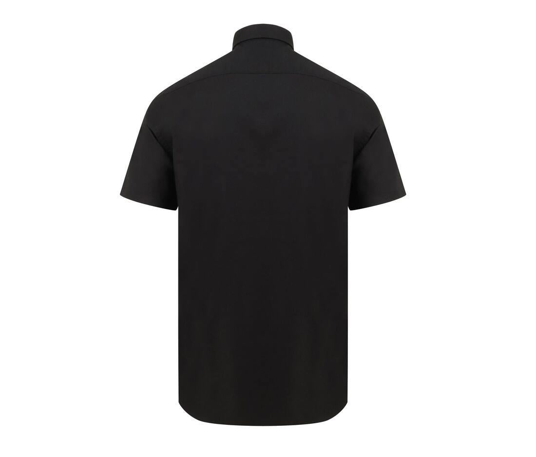 Henbury Men’s Modern S/s Oxford Shirt – Regular Fit