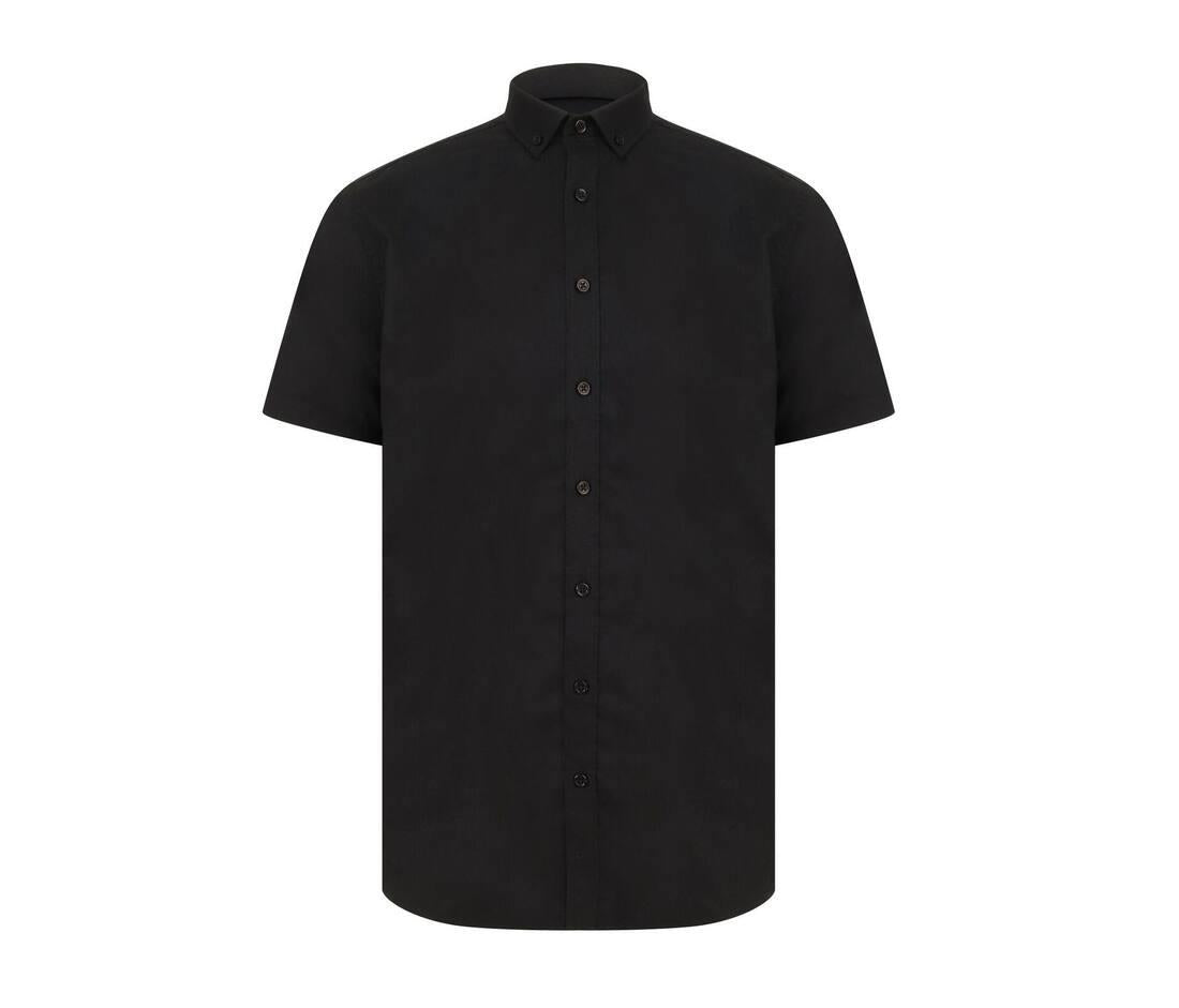 Henbury Men’s Modern S/s Oxford Shirt – Regular Fit