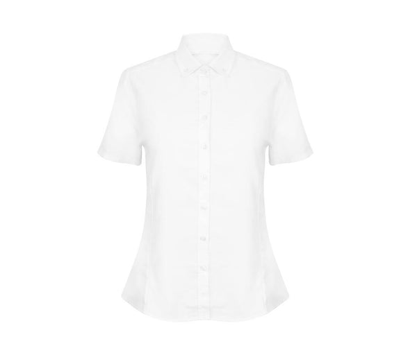 Henbury Ladies’ Modern S/s Oxford Shirt – Regular Fit
