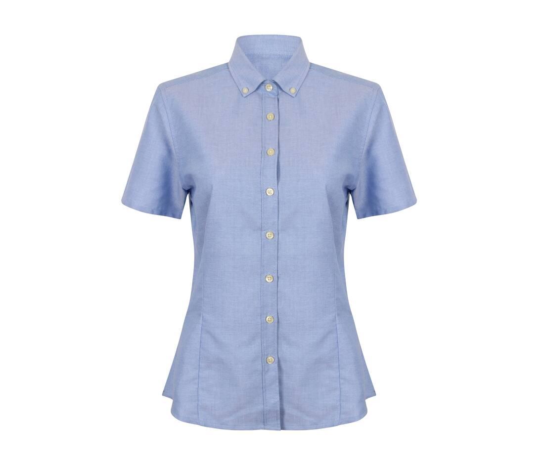 Henbury Ladies’ Modern S/s Oxford Shirt – Regular Fit