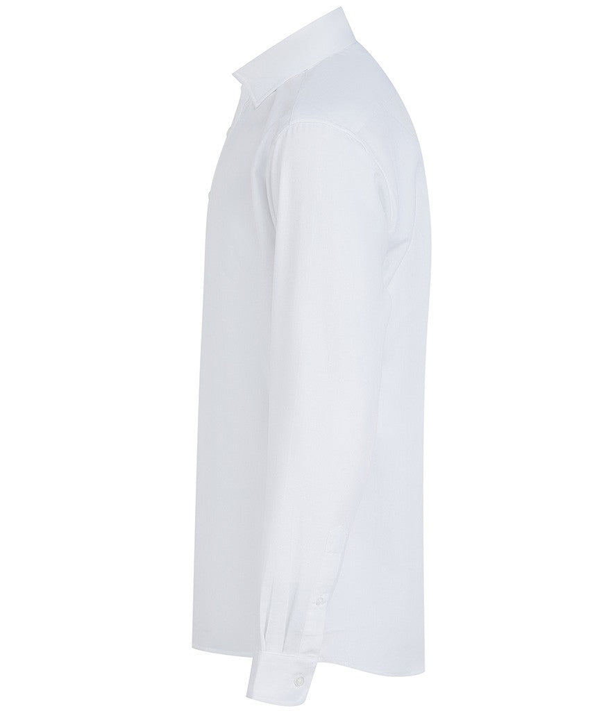 Henbury Men's Long Sleeved 'cotton Feel' Coolplus® Shirt