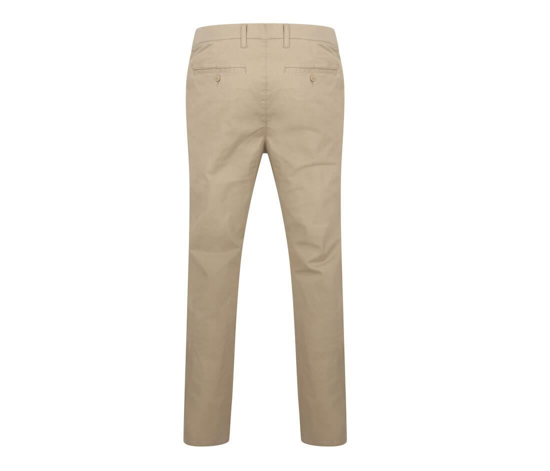 Henbury Men's Stretch Chino - Flex Waistband