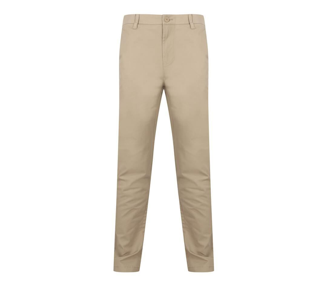 Henbury Men's Stretch Chino - Flex Waistband