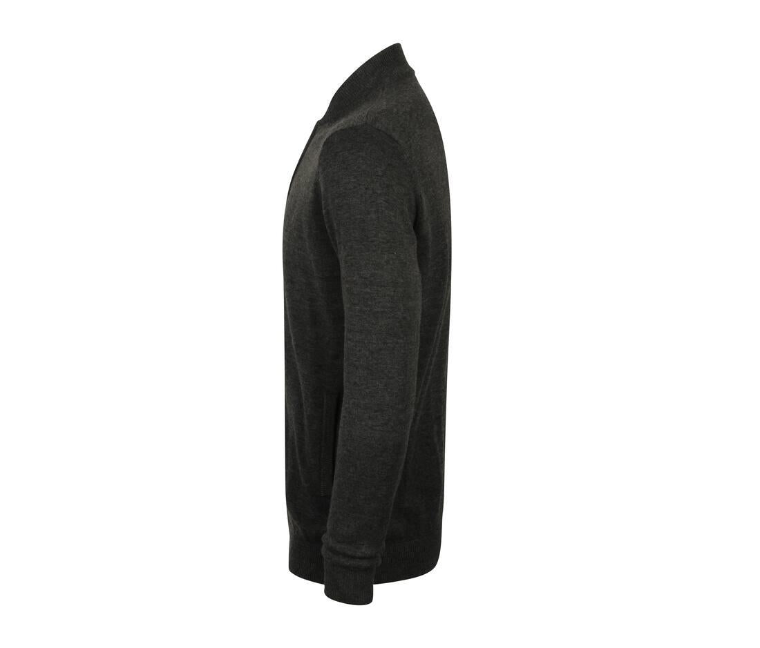 Henbury Unisex Knitted Bomber Jacket
