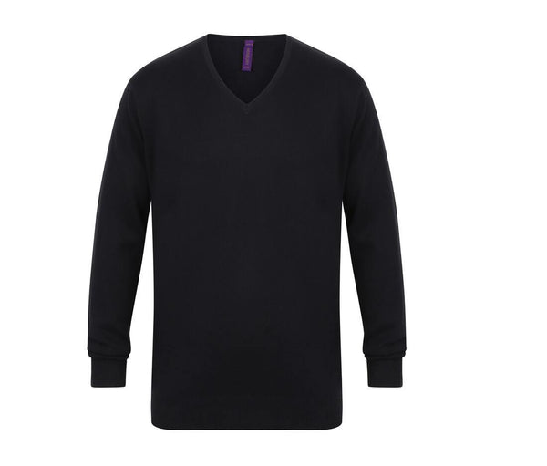 Henbury Men's V-neck Jumper