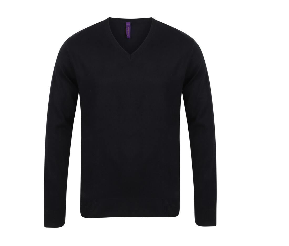 Henbury Men's V-neck Jumper