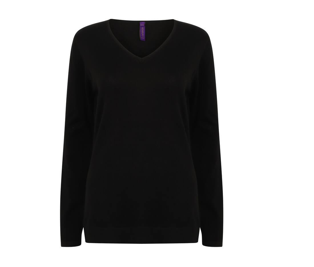 Henbury Ladies' V-neck Jumper