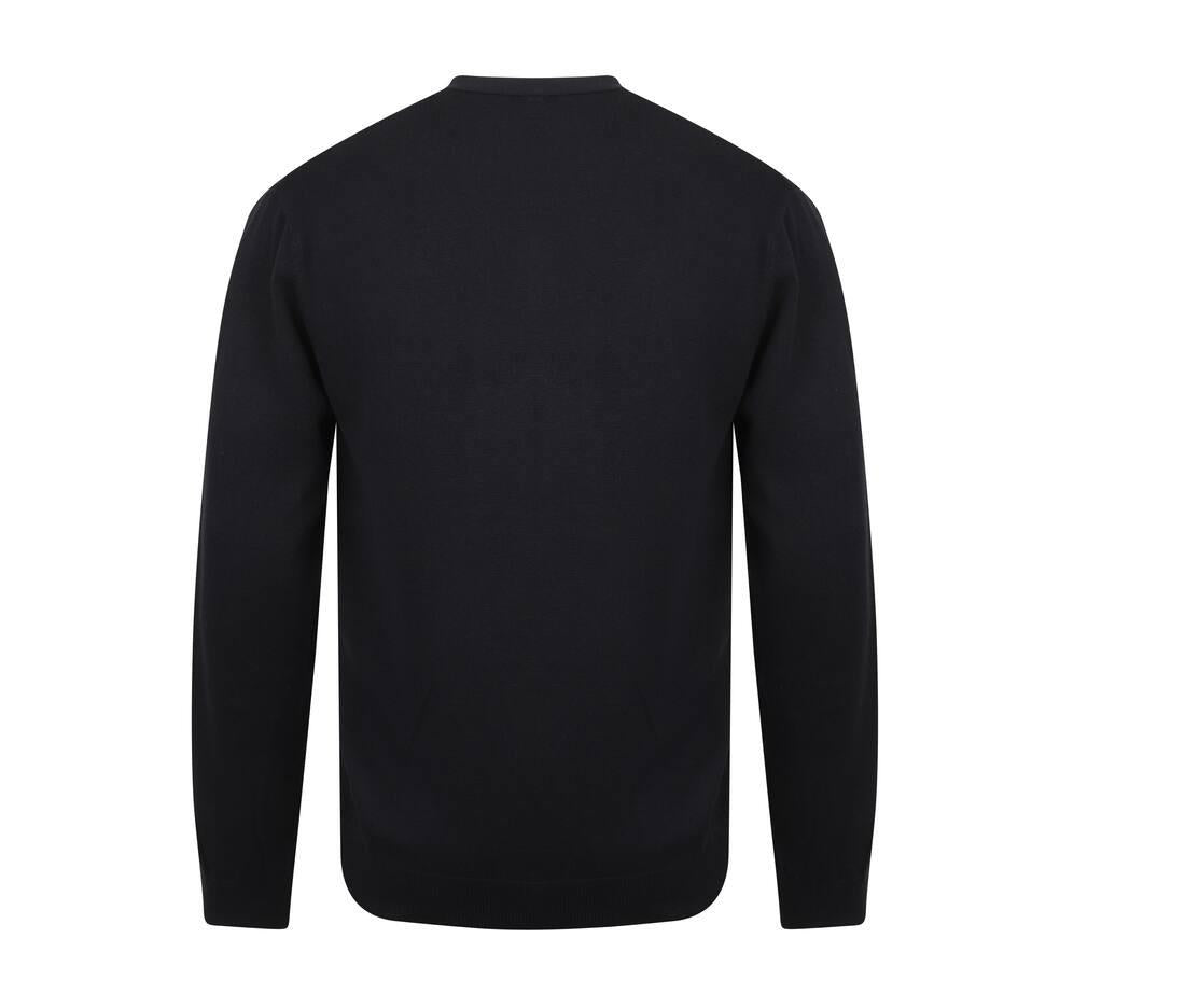 Henbury Men's V Button Cardigan