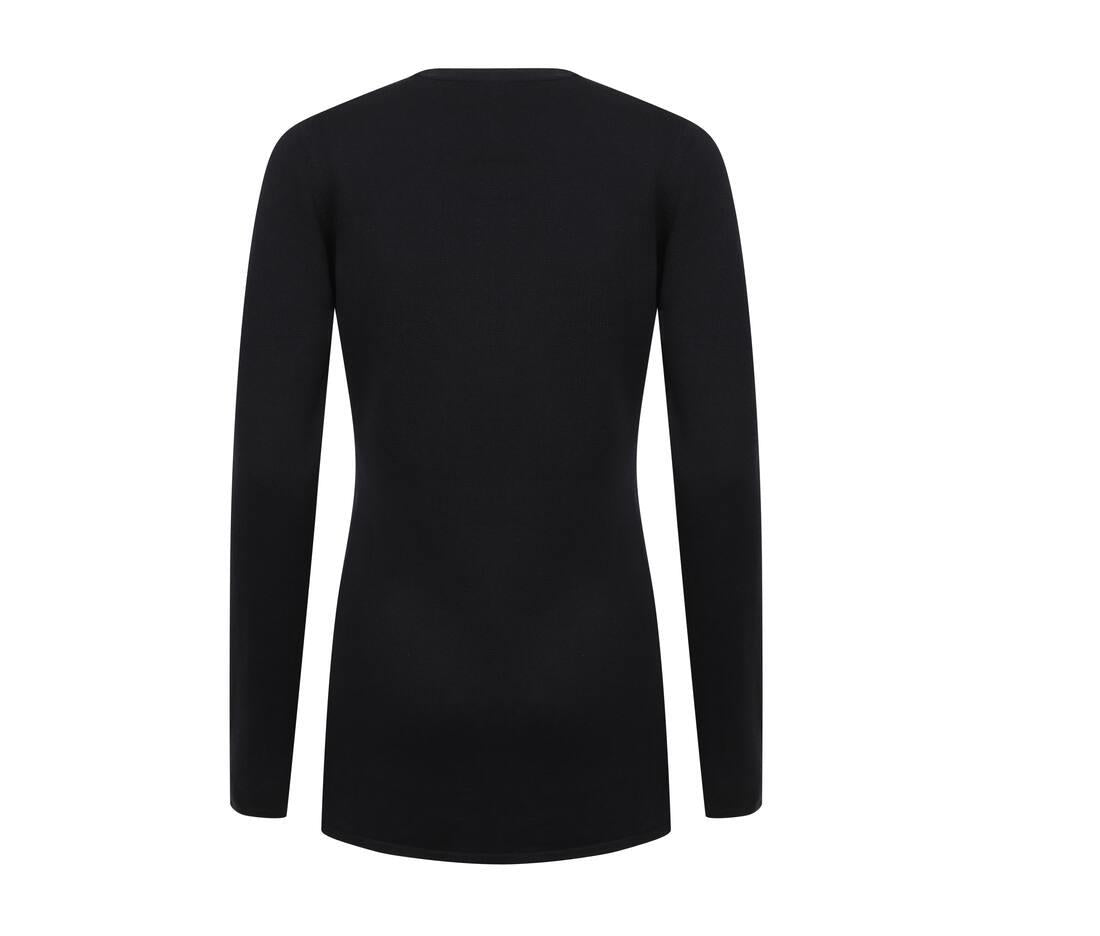 Henbury Ladies V Button Cardigan