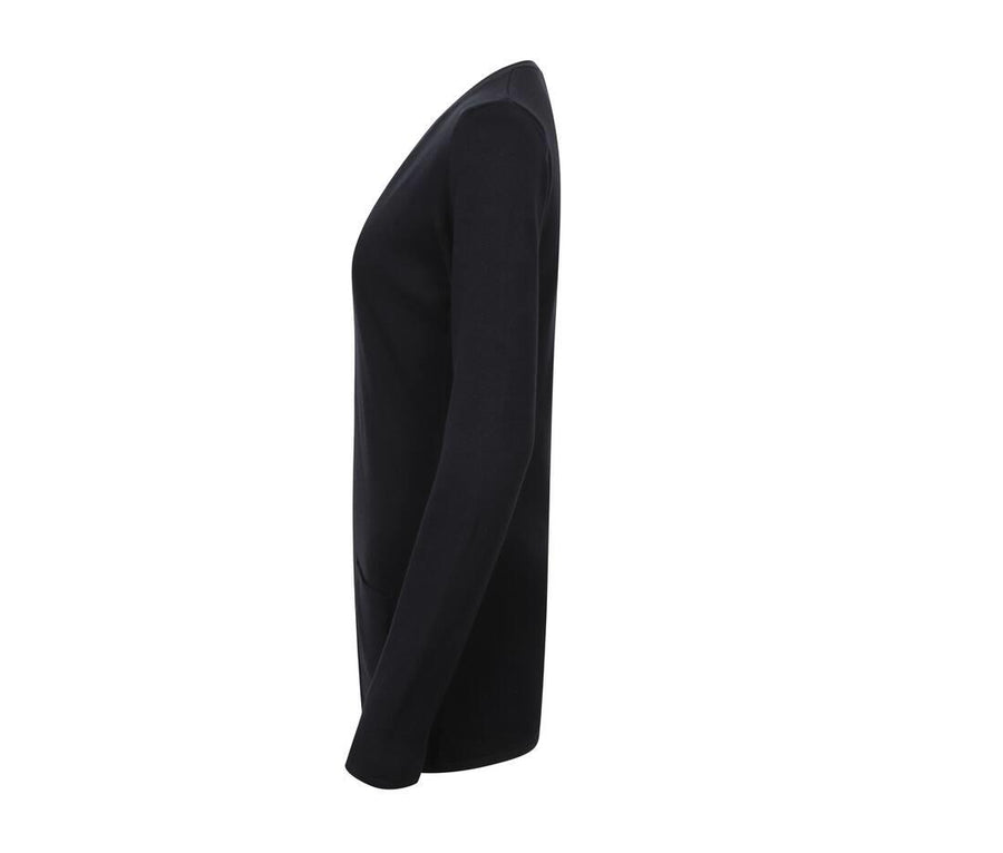 Ladies V Button Cardigan