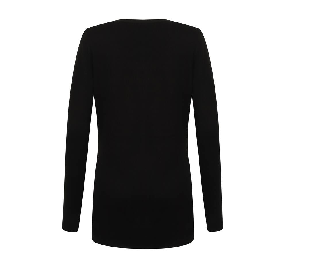 Henbury Ladies V Button Cardigan