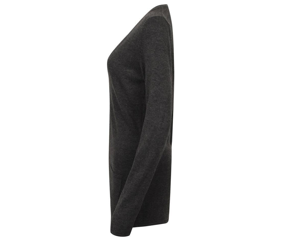Ladies V Button Cardigan