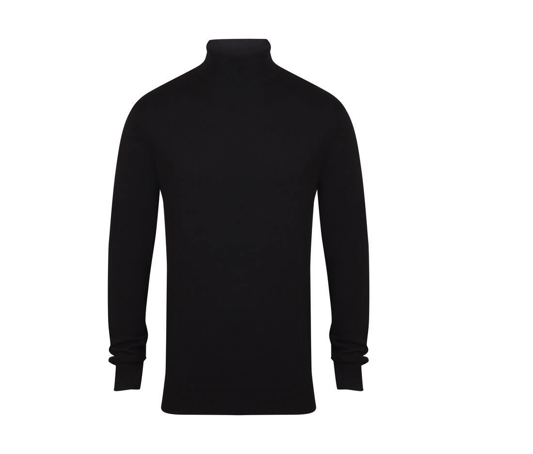 Henbury Men's Roll Neck Jumper
