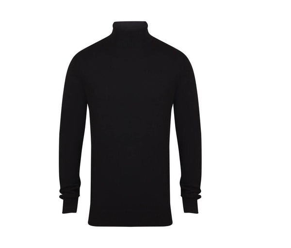 Henbury Men's Roll Neck Jumper
