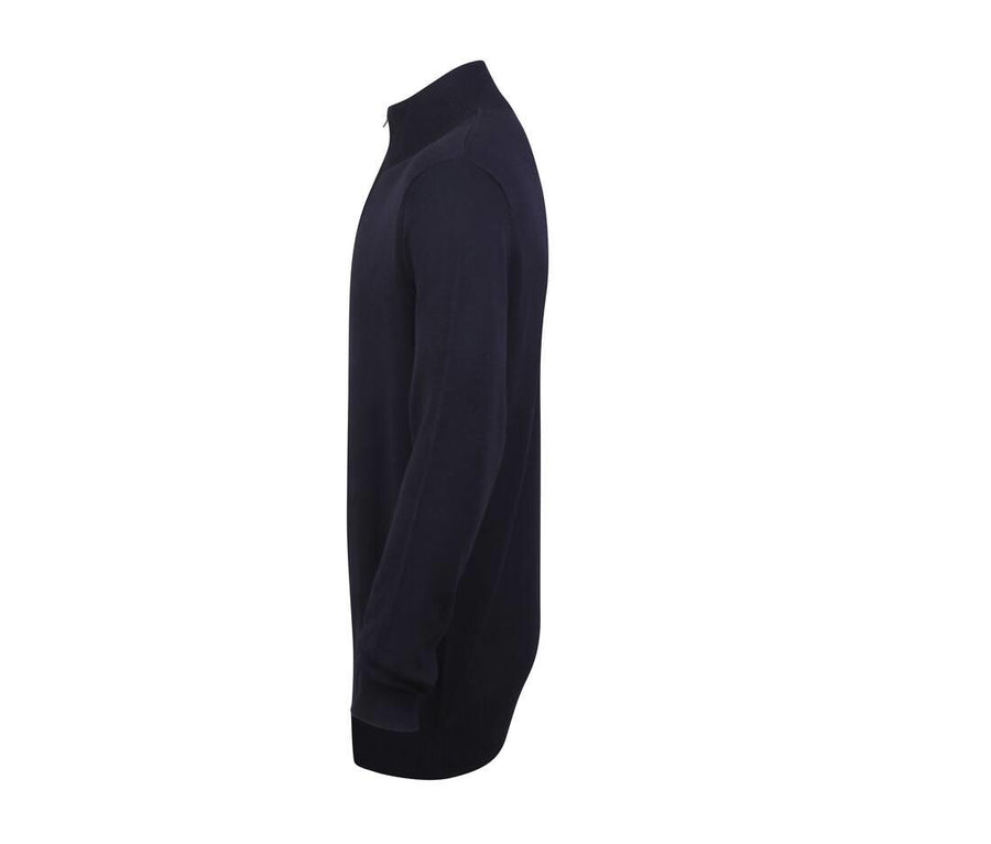 Men's Knitted Quarter Zip Jumper