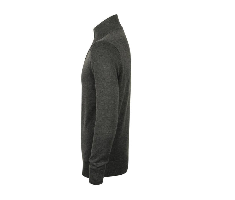 Men's Knitted Quarter Zip Jumper