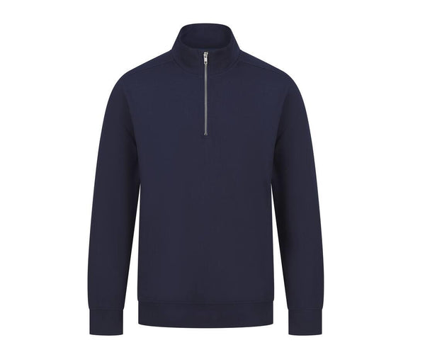 Henbury Unisex Sustainable 1/4 Zip Sweatshirt