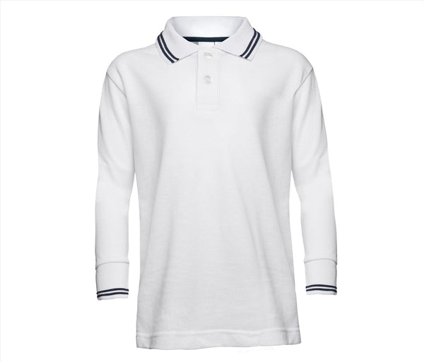 Vesti Kids’ Long Sleeve Piqué Polo Shirt