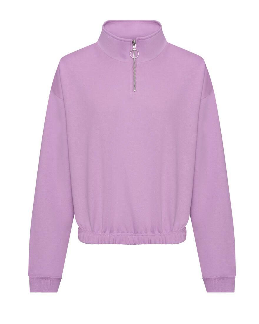 AWDis Women's Cropped 1/4 Zip Sweater