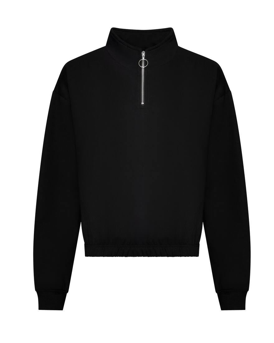 AWDis Women's Cropped 1/4 Zip Sweater