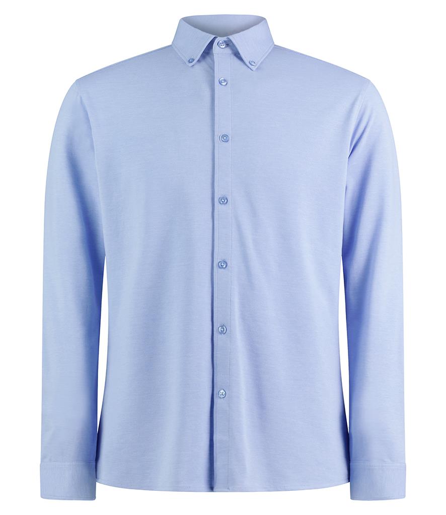 Kustom Kit Long Sleeve Superwash® 60°c Piqué Shirt