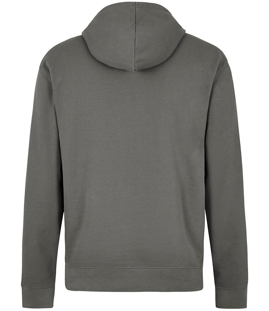 Regular Fit Piqué Zipped Pocket Hoodie