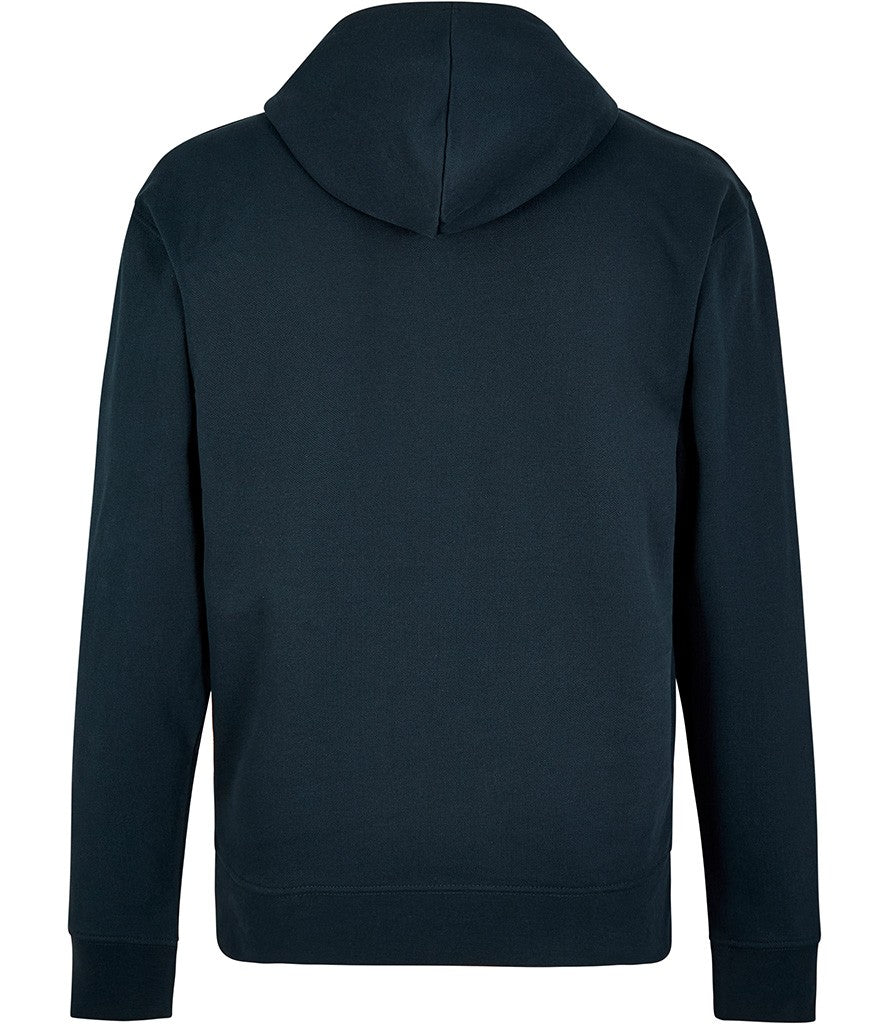 Regular Fit Piqué Zipped Pocket Hoodie
