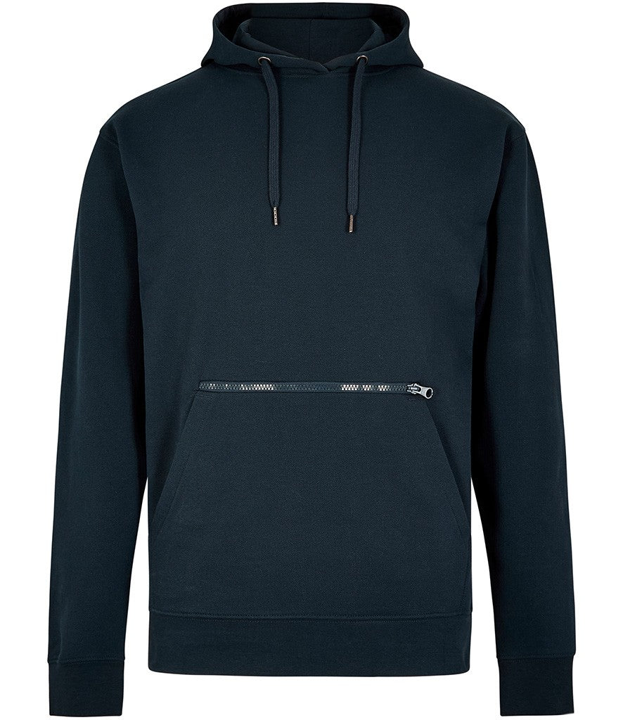 Kustom Kit Regular Fit Piqué Zipped Pocket Hoodie