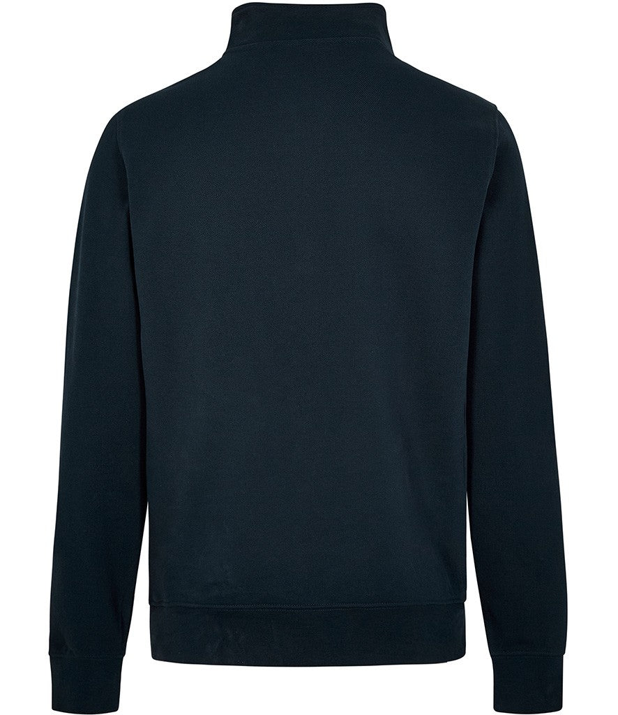 Regular Fit 1/4 Zip Piqué Sweatshirt