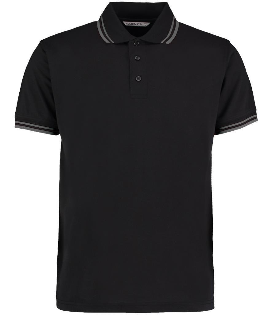 Contrast Tipped Poly/Cotton Piqué Polo Shirt