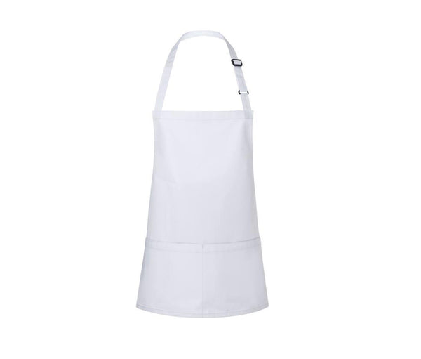 Short Bib Apron Basic With Buckle And Pocket