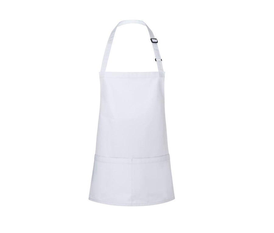 Short Bib Apron Basic With Buckle And Pocket