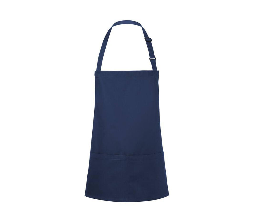 Short Bib Apron Basic With Buckle And Pocket